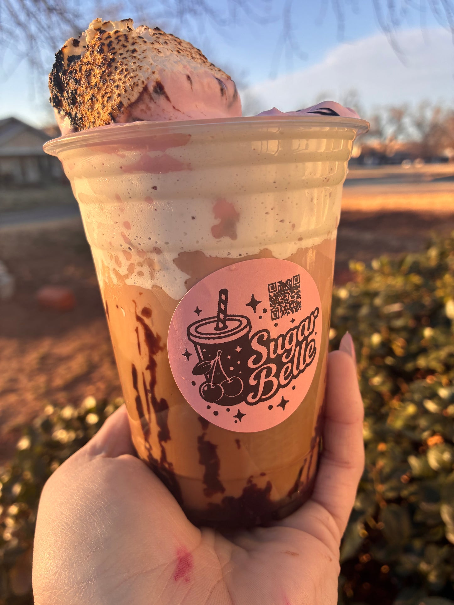 Blush & Burn Iced Latte