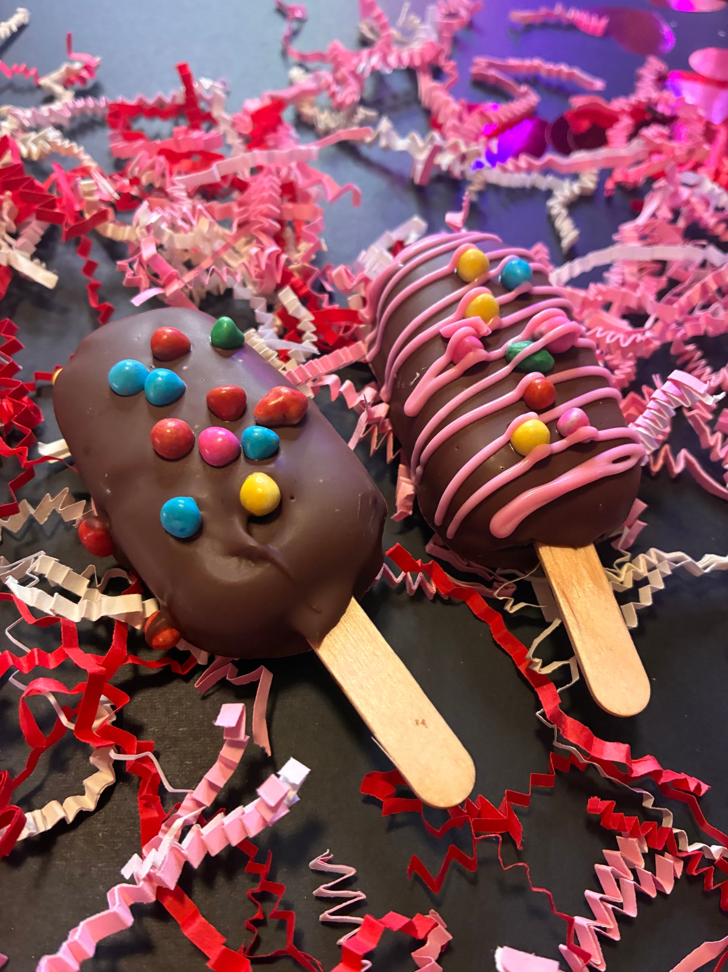 Cosmic Brownie Cakesicle