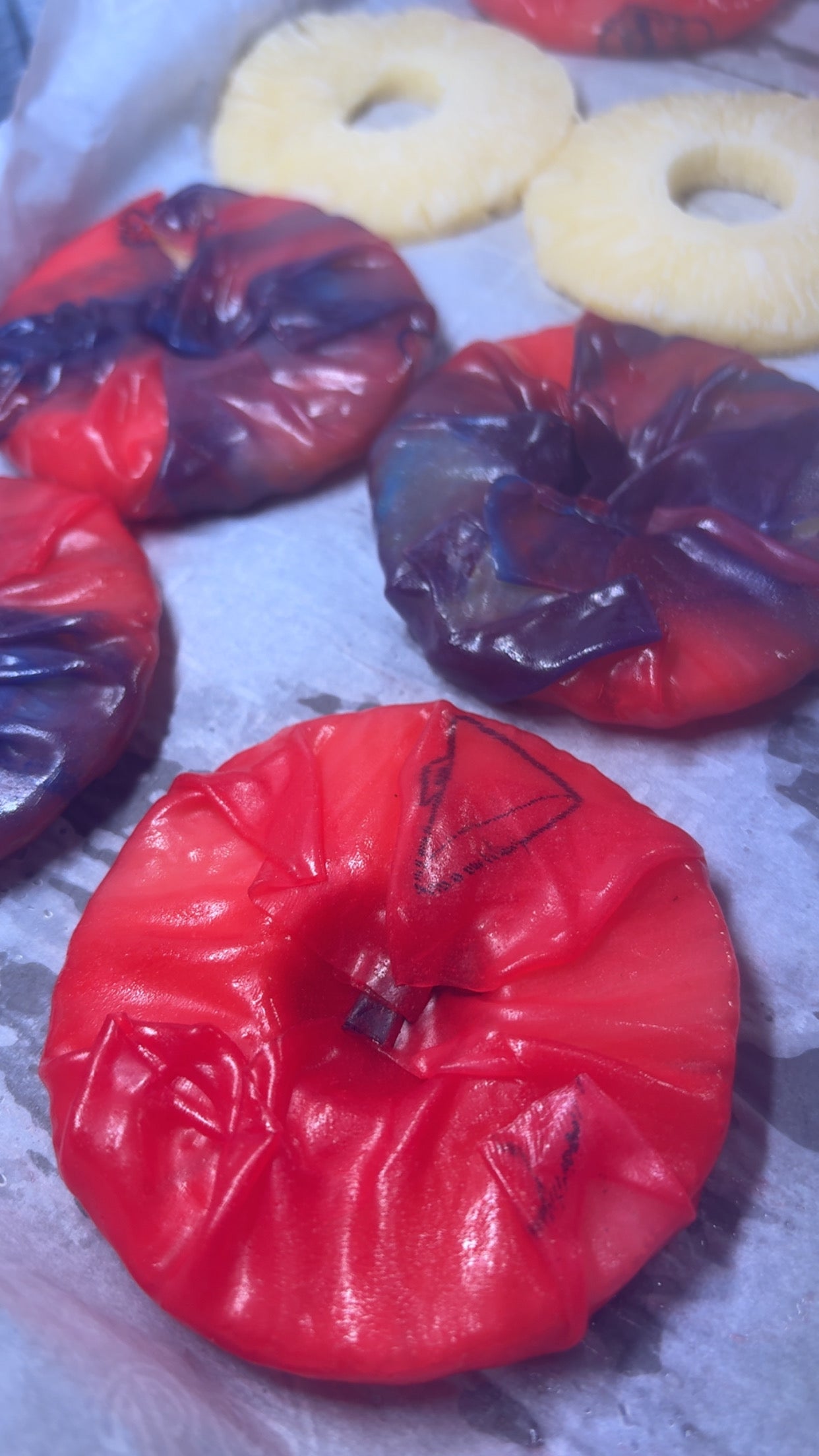 Custom Candied Pineapple Ring