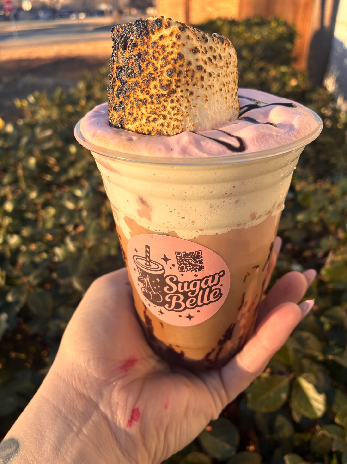 Blush & Burn Iced Latte