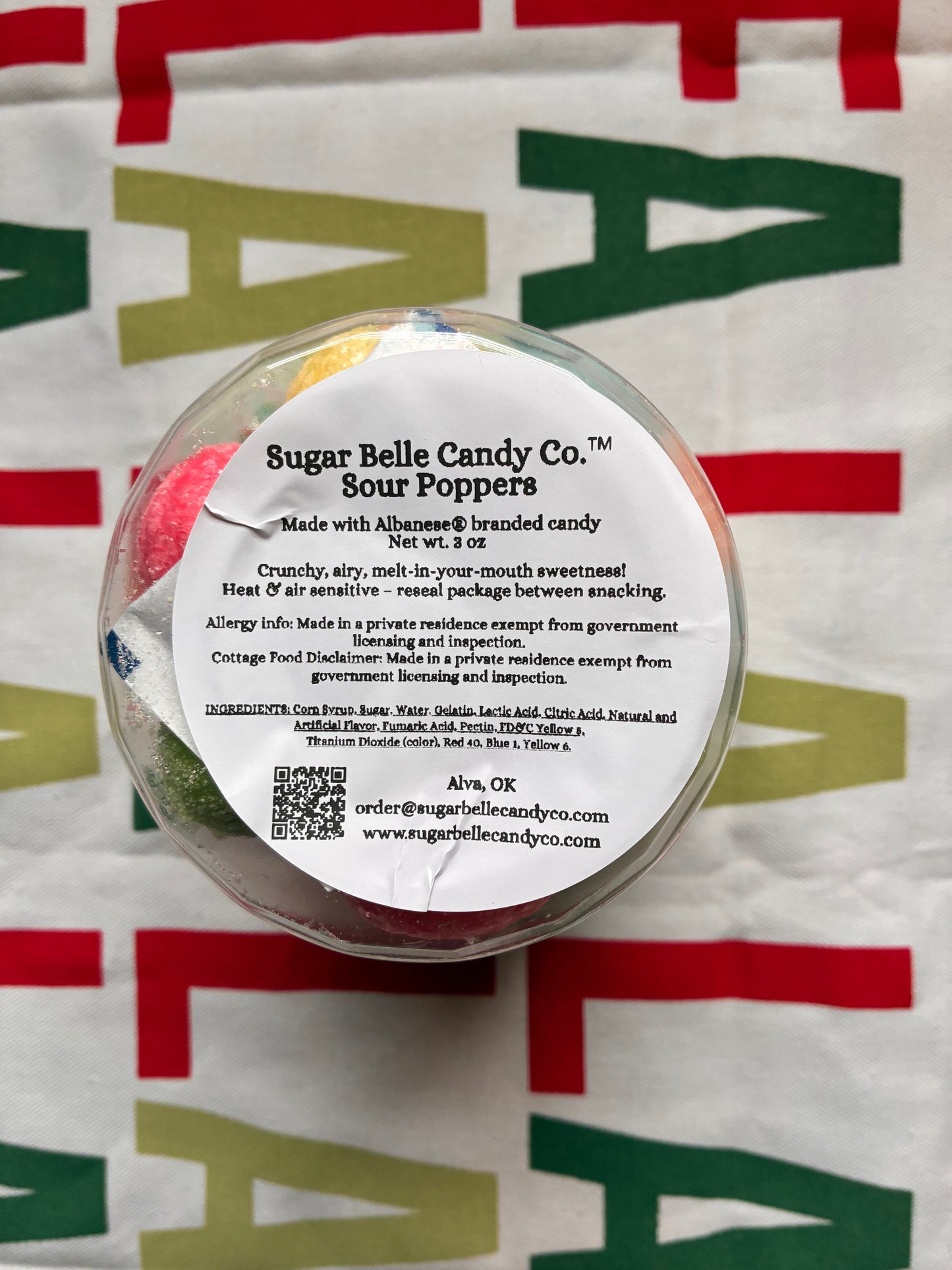 Freeze-Dried Sour Crunch Poppers