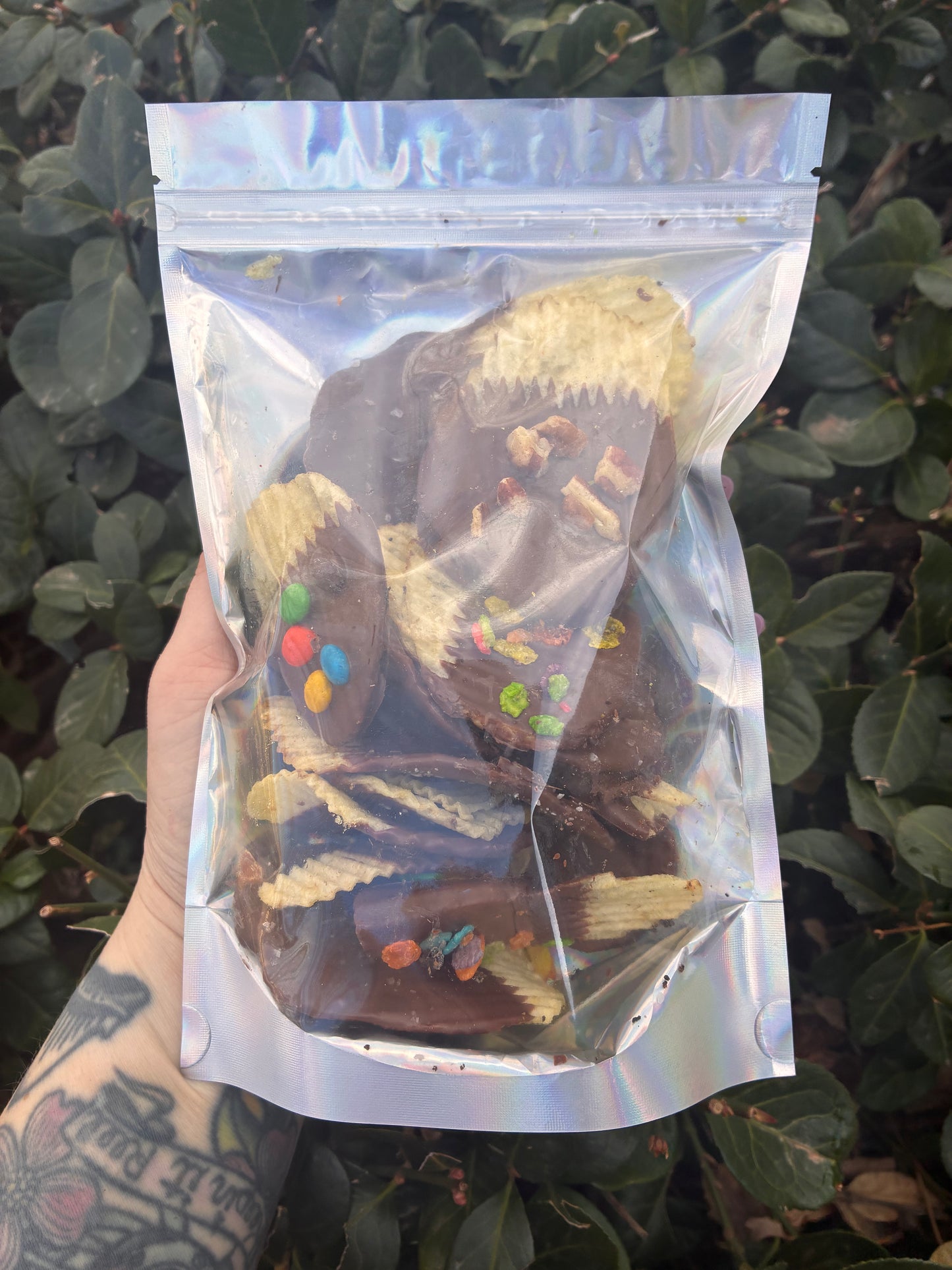 Loaded Chocolate Covered Potato Chips