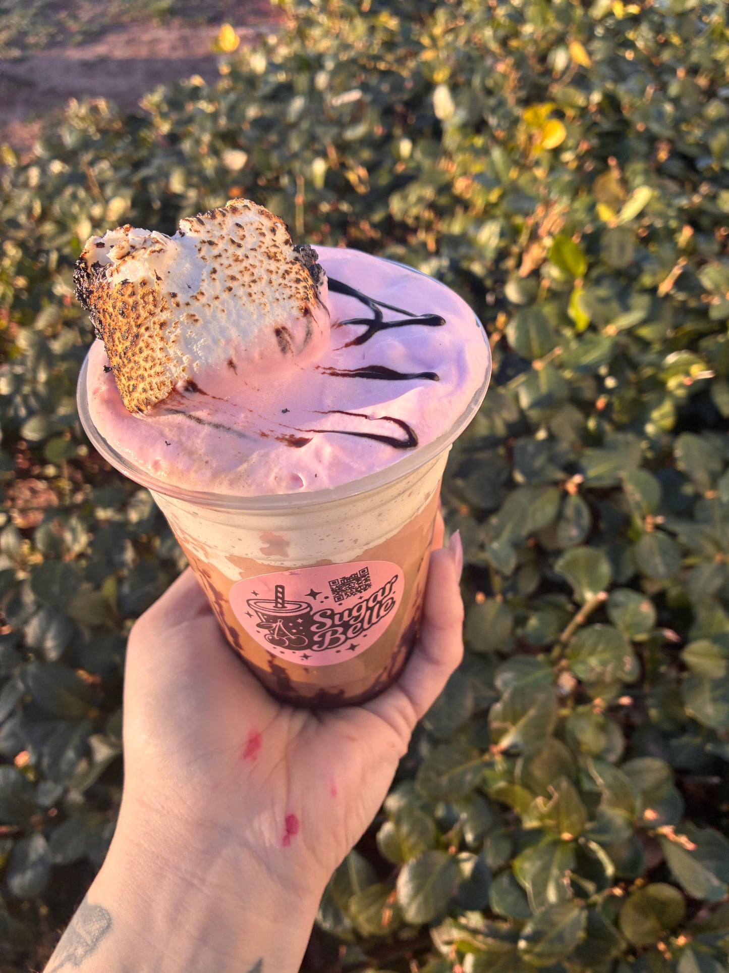 Blush & Burn Iced Latte