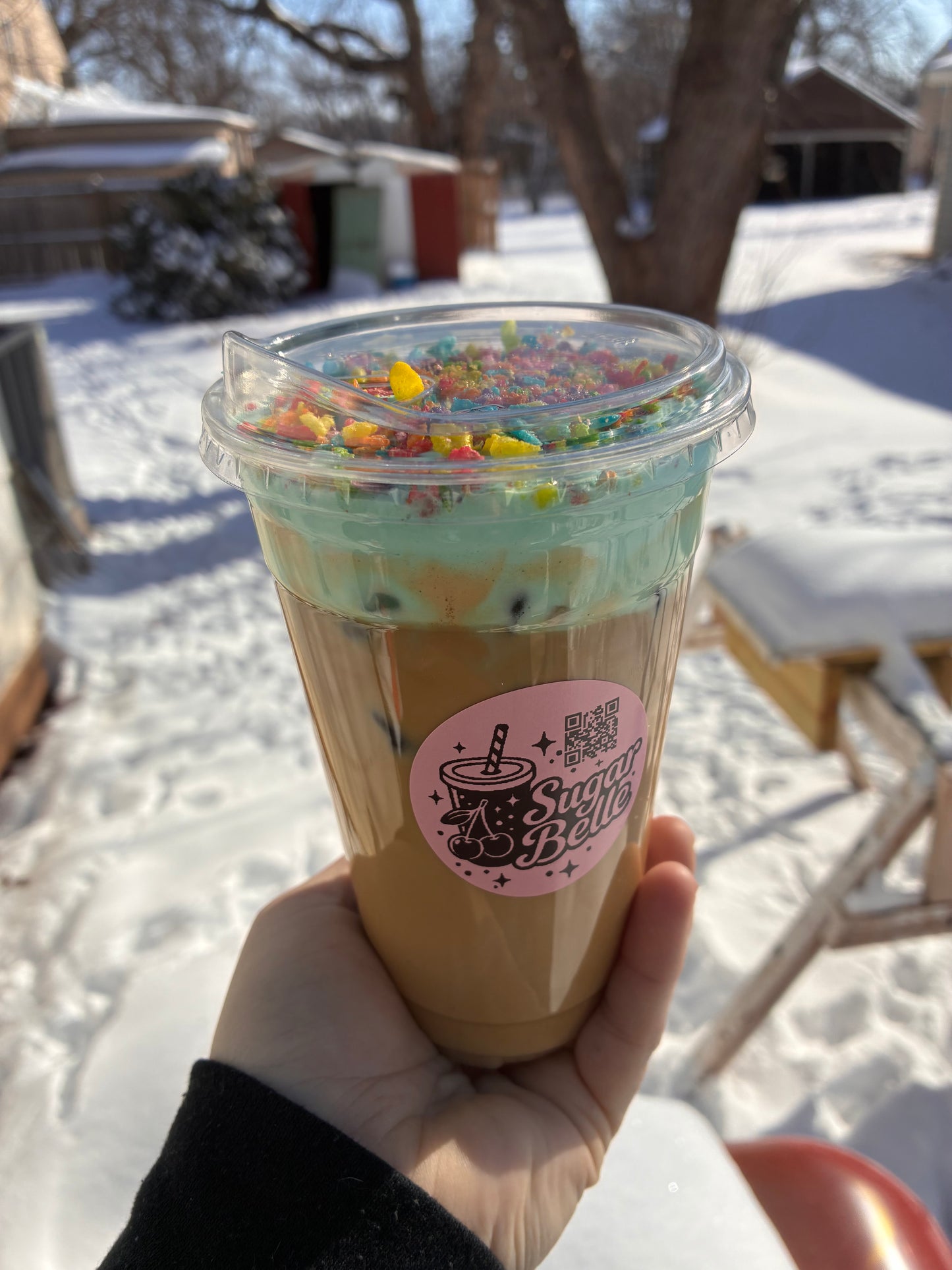 Fruitty Pebble Iced Latte