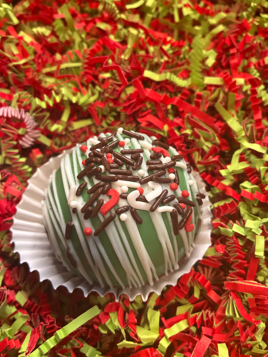Mint Chocolate Hot Cocoa Bomb