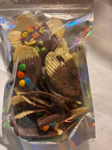 Loaded Chocolate Covered Potato Chips