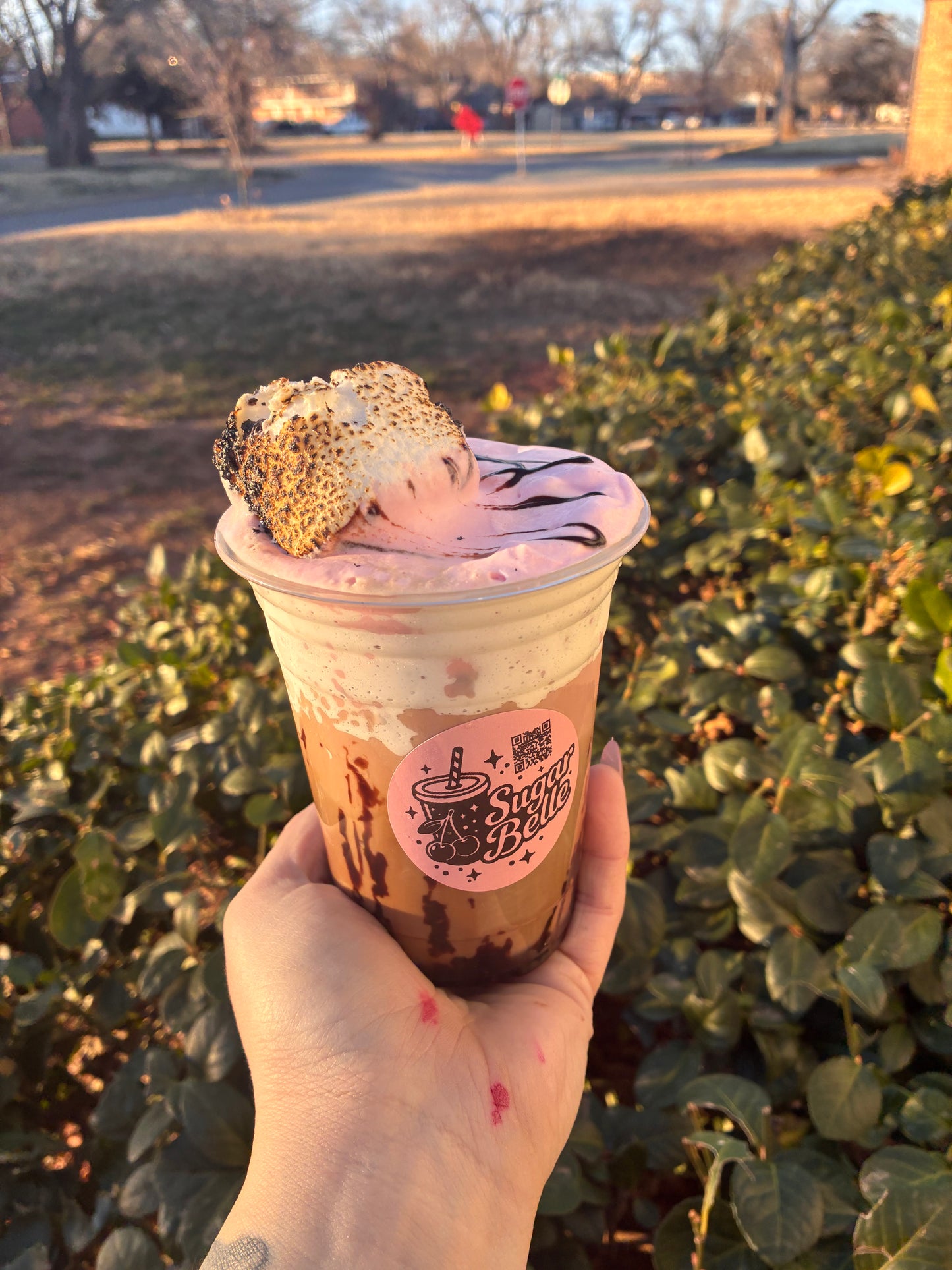 Blush & Burn Iced Latte