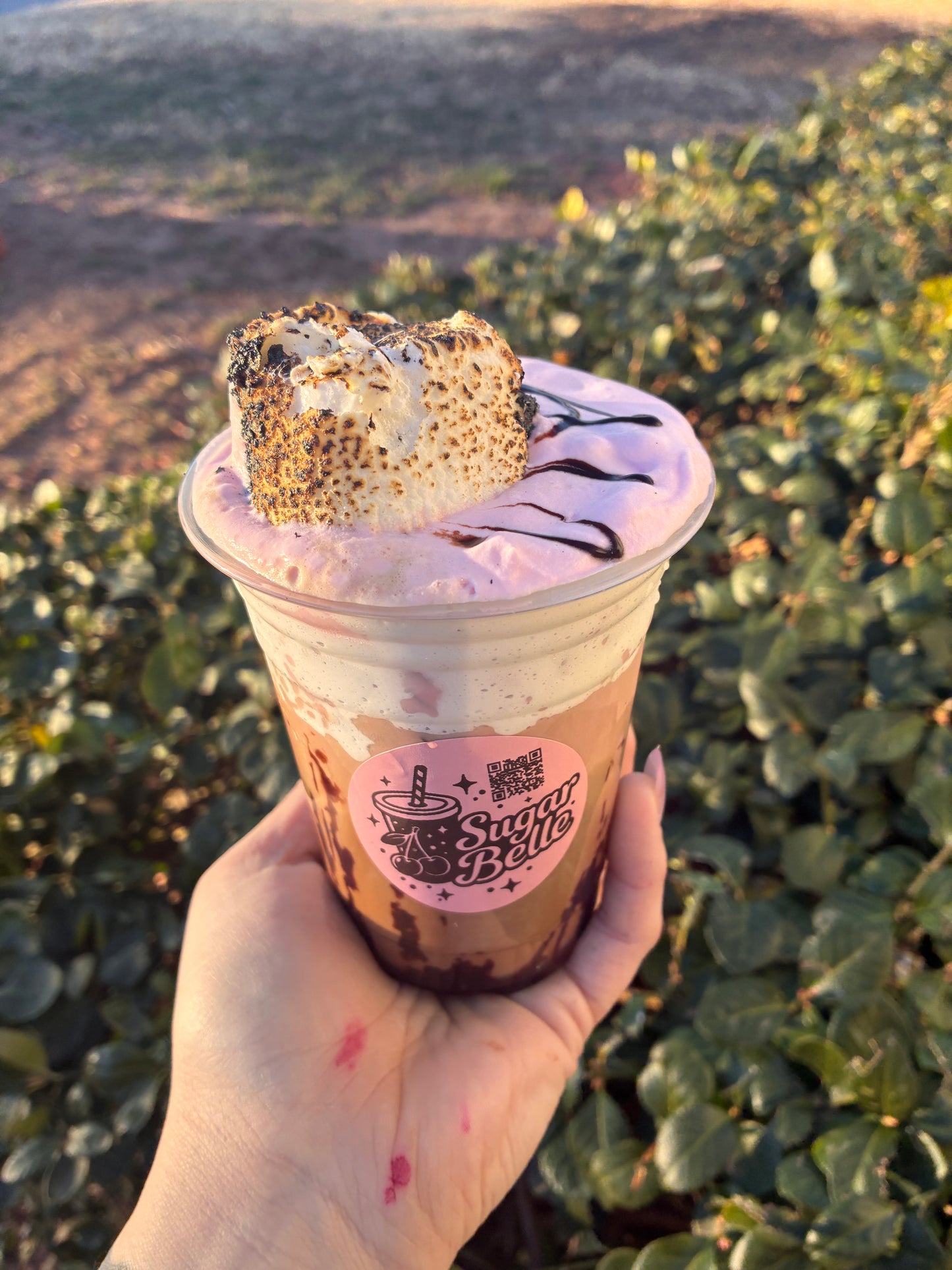 Blush & Burn Iced Latte