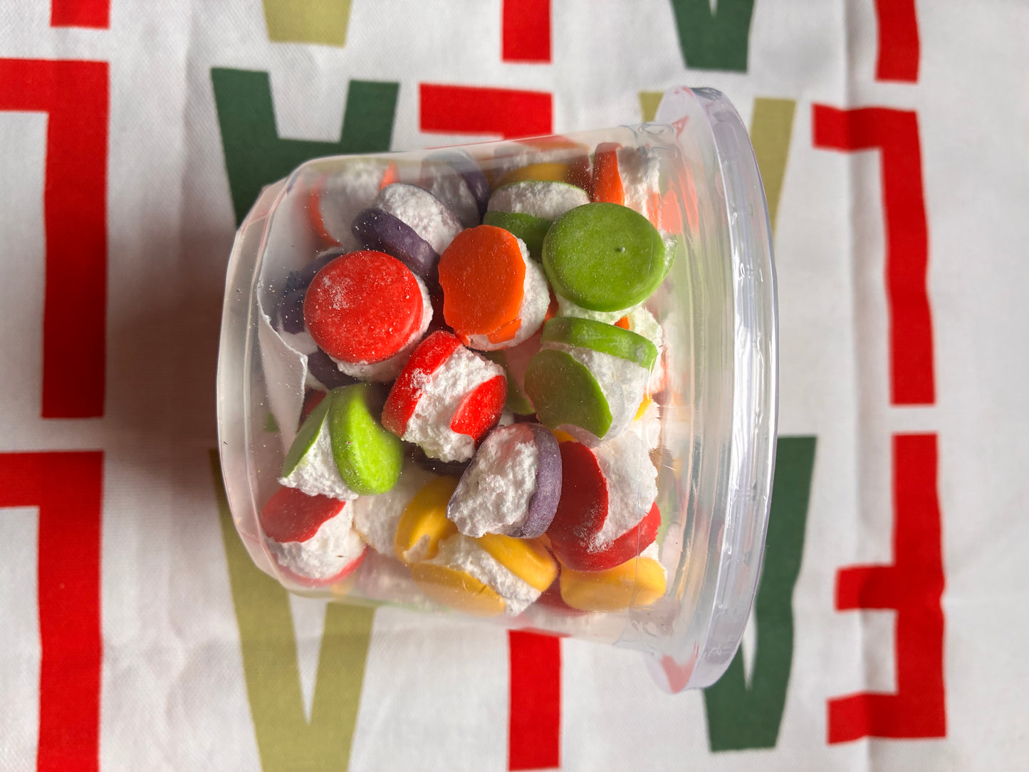 Freeze-Dried Cosmic Sprees