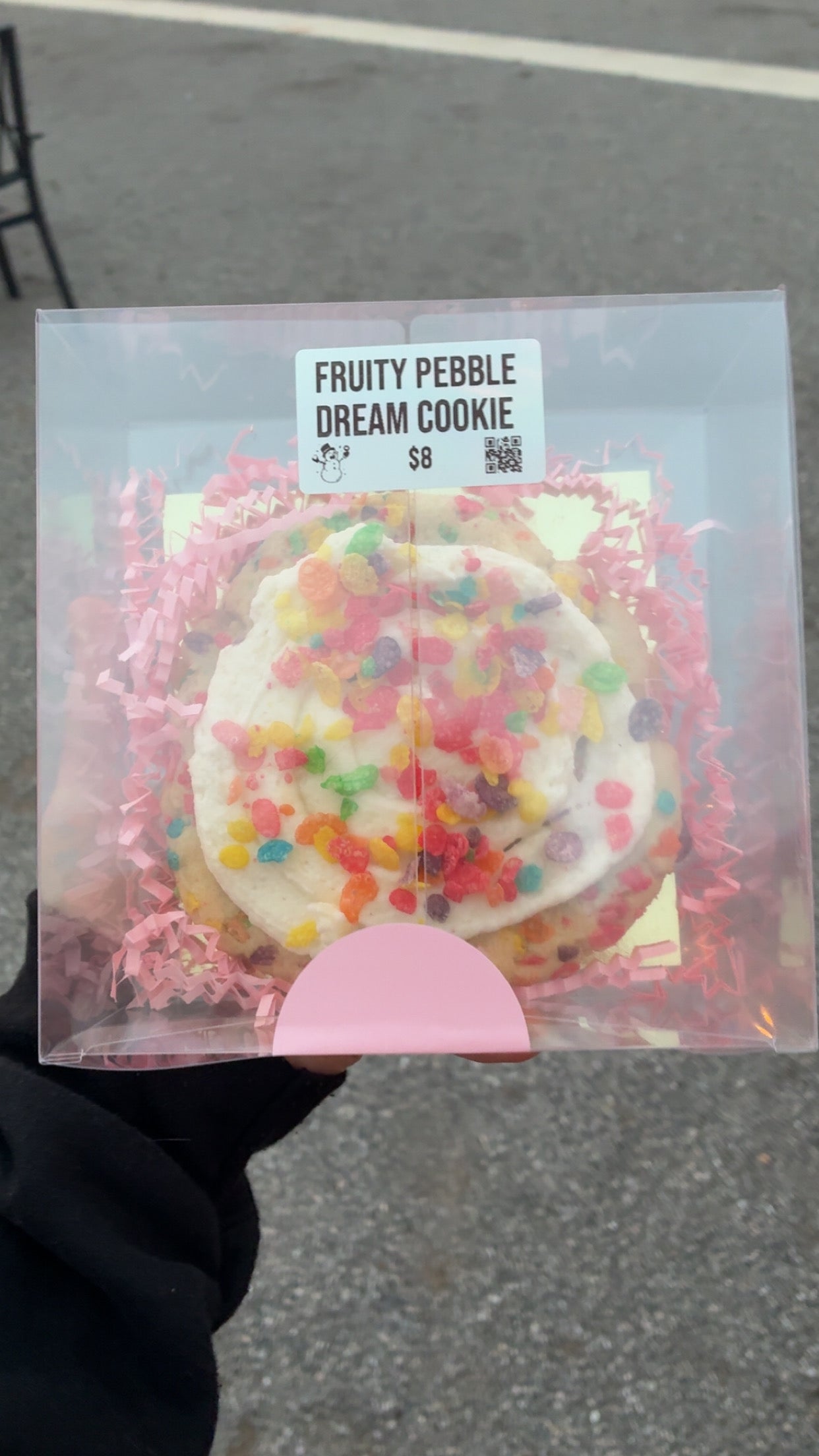 Fruity Pebble Colossal Cookies