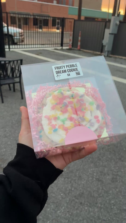 Fruity Pebble Colossal Cookies